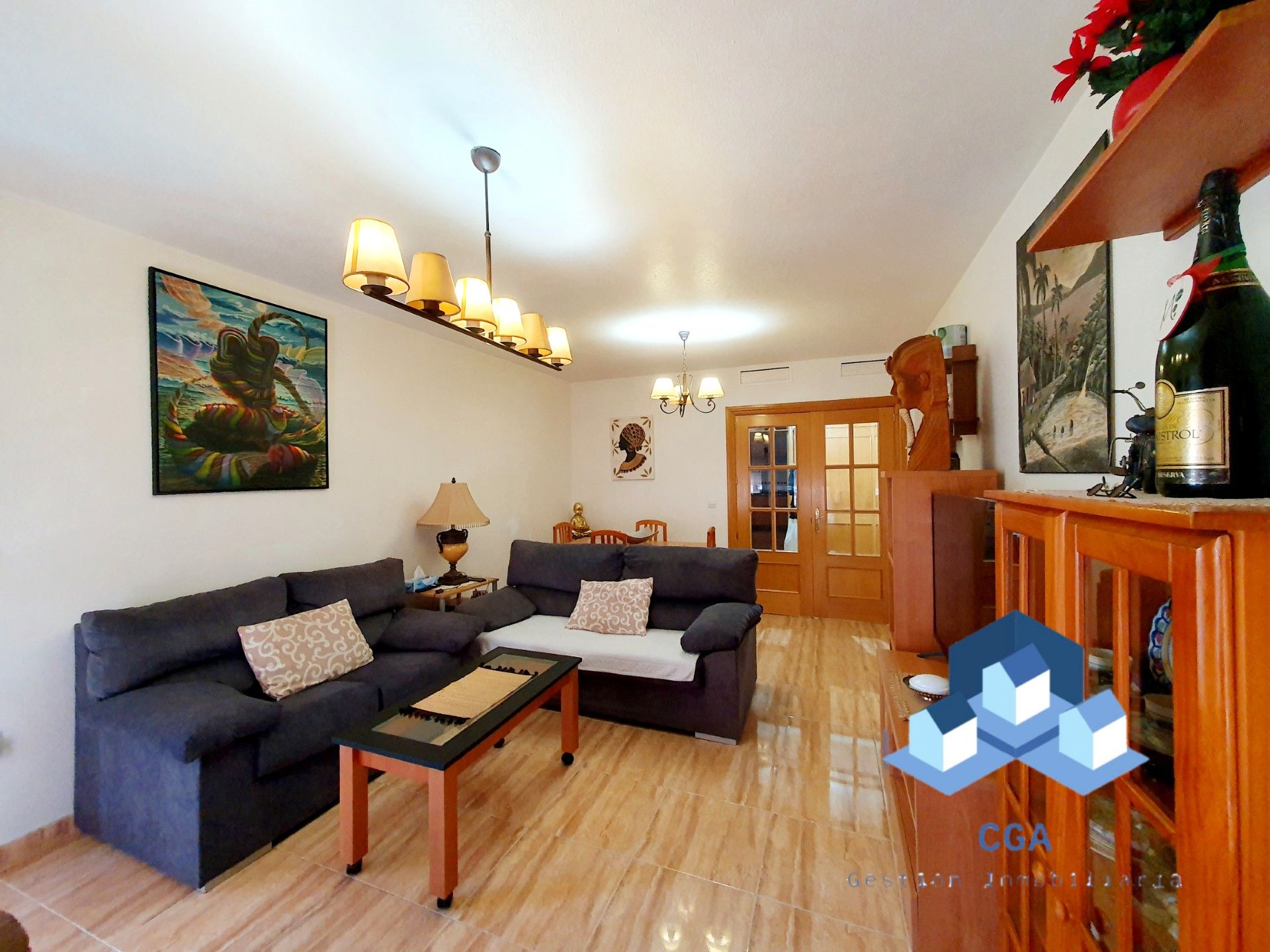 Sala d'estar de Pis en venda en Lorca amb Aire condicionat, Traster i Moblat