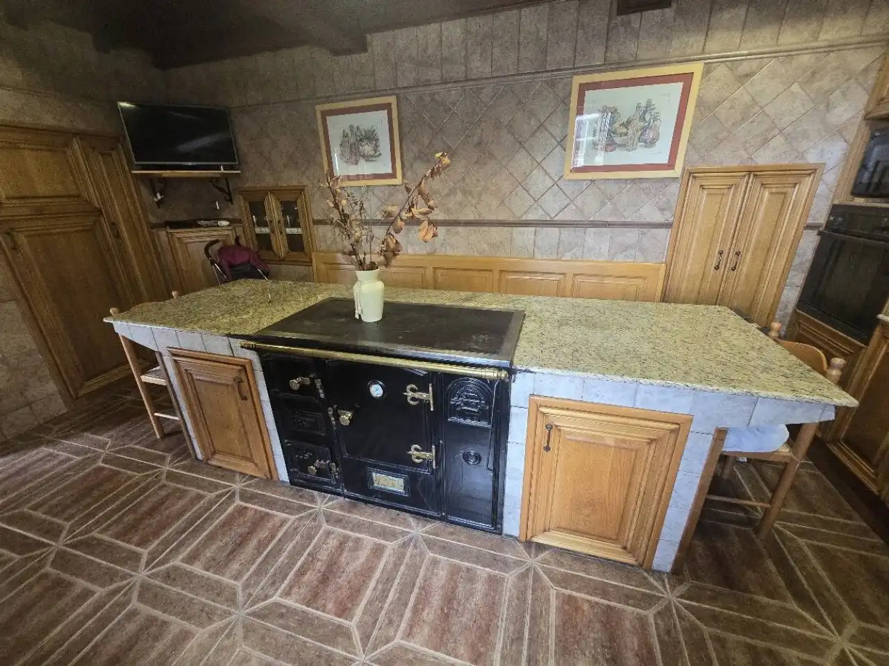 Küche von Haus oder Chalet zum Verkauf in O Saviñao  mit Heizung, Privatgarten und Terrasse