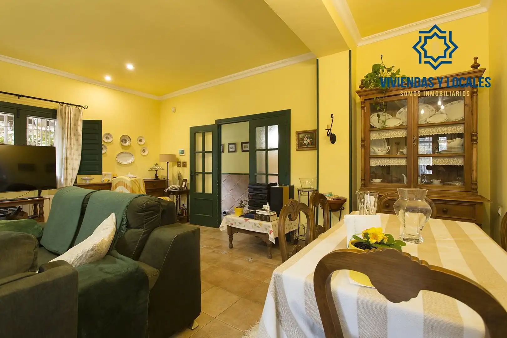 Comedor de Finca rústica en venta en Chauchina con Jardín privado, Terraza y Piscina