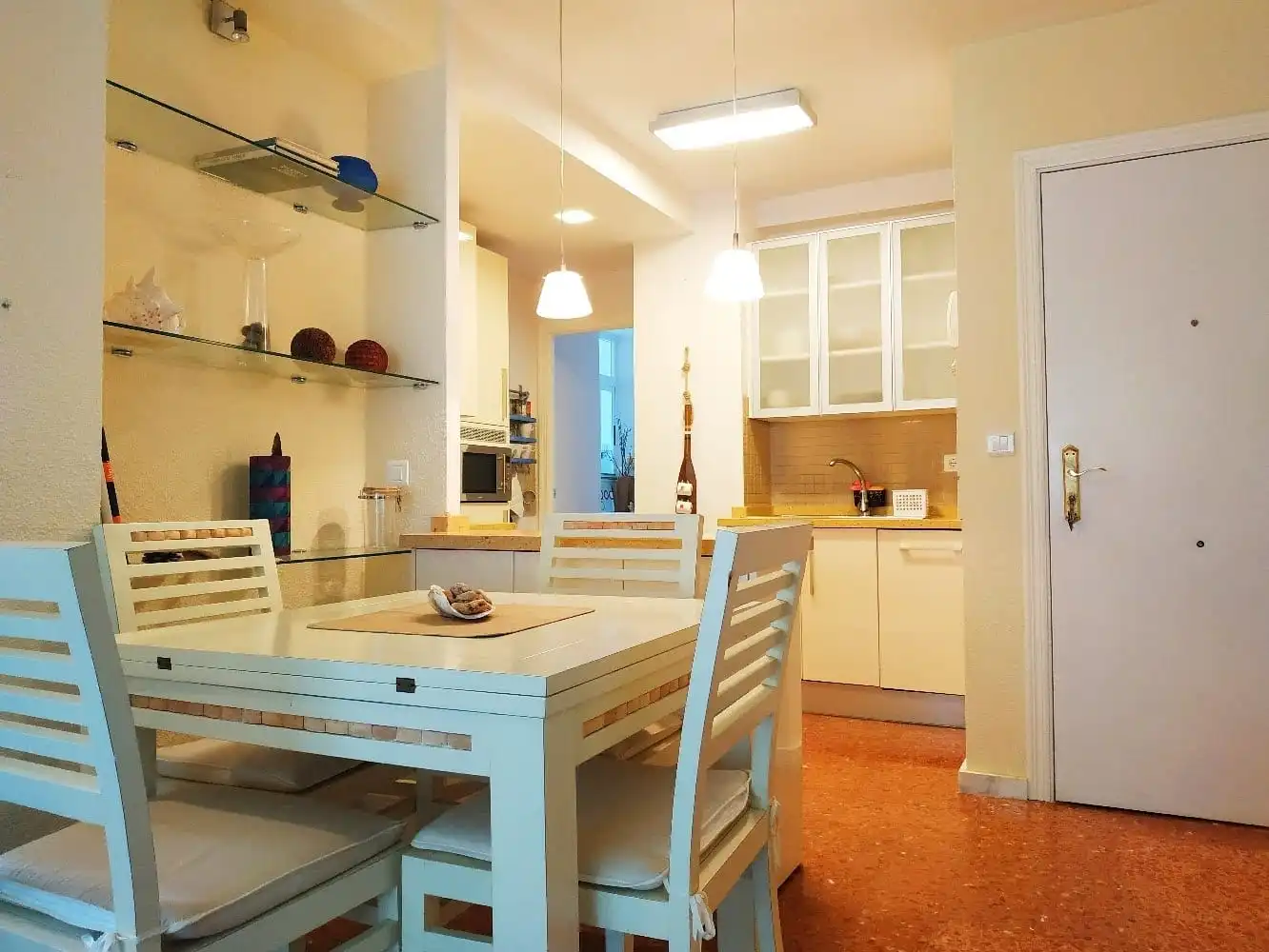 Kitchen of Flat for rent in Punta Umbría  with Air Conditioner, Terrace and Furnished