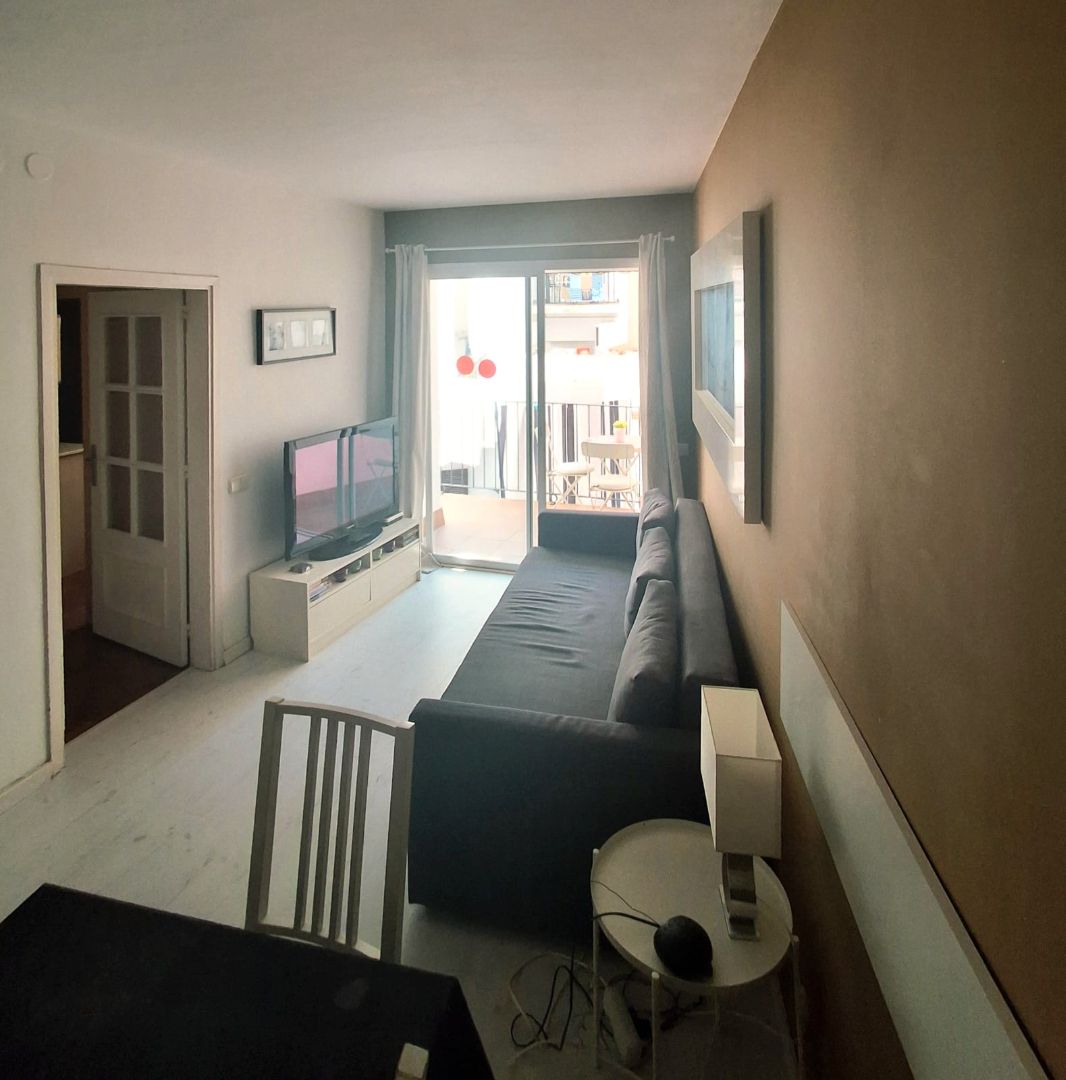 Sala d'estar de Pis en venda en Sitges amb Aire condicionat, Calefacció i Parquet