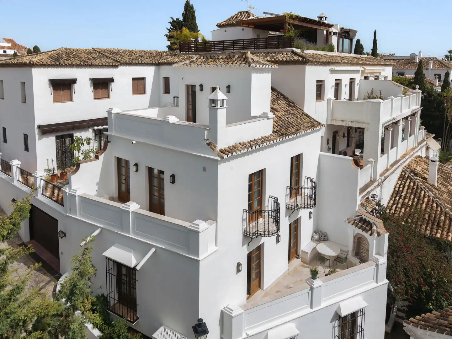 Adossat amb terrassa en venda a Milla de Oro