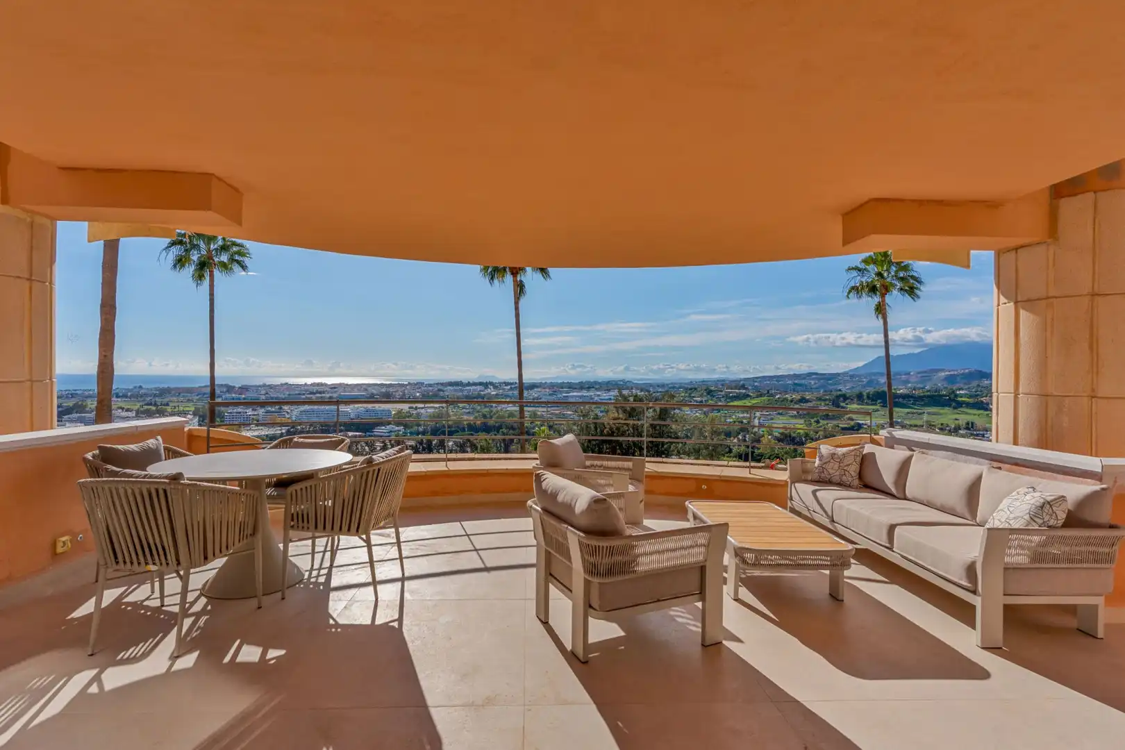 Terrace of Apartments for sale in Marbella  with Air Conditioner, Terrace and Swimming Pool