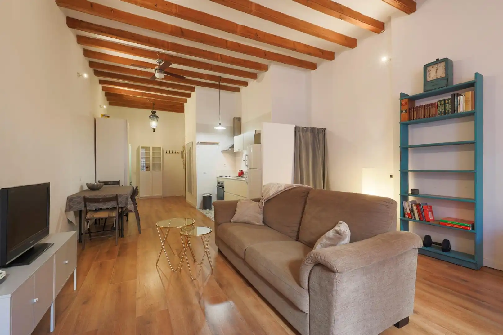 Sala de estar de Loft en venta en Barcelona con Aire acondicionado, Parquet y Terraza