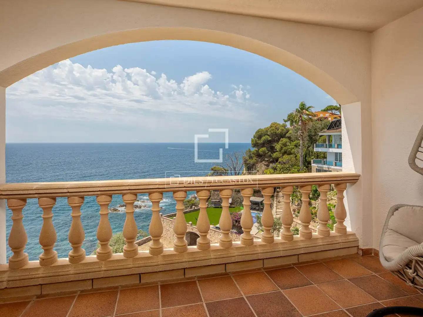 Terrassa de Casa o xalet en venda en Lloret de Mar amb Aire condicionat, Jardí privat i Traster