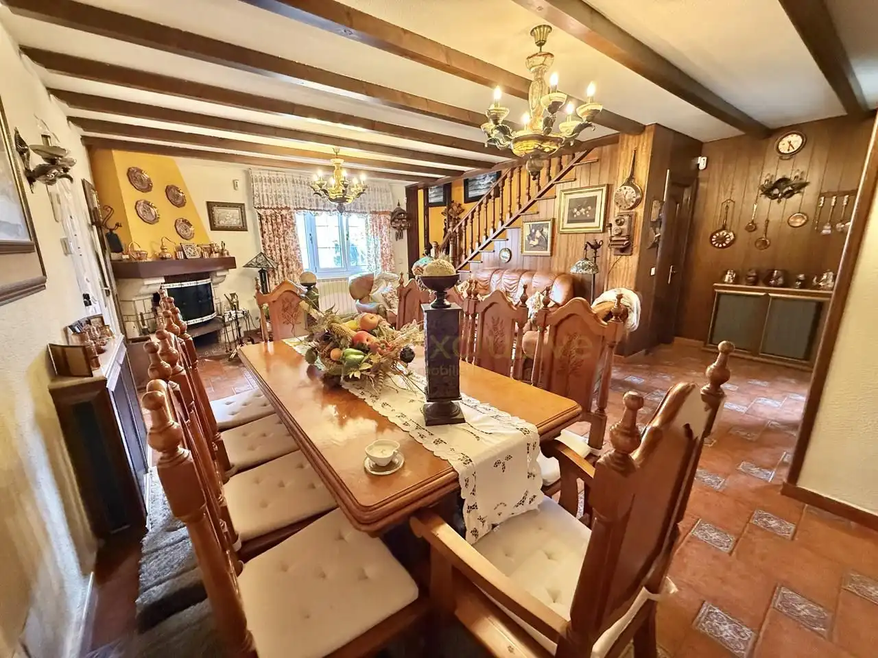 Comedor de Casa o chalet en venta en Castrillón con Calefacción, Jardín privado y Parquet