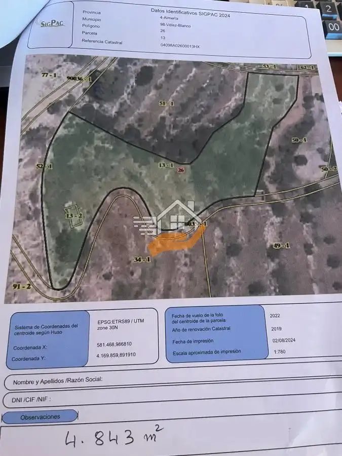 Lands and plots for sale in Vélez-Blanco, imagen 10