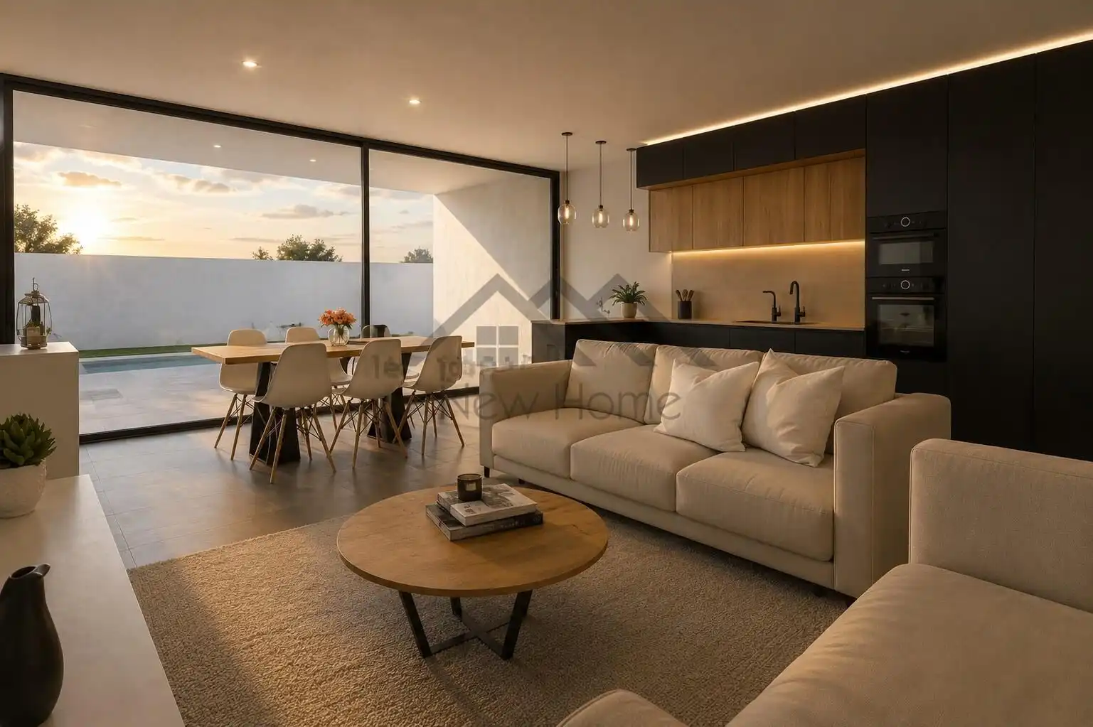 Sala de estar de Casa o chalet en venta en Paterna con Aire acondicionado, Calefacción y Piscina