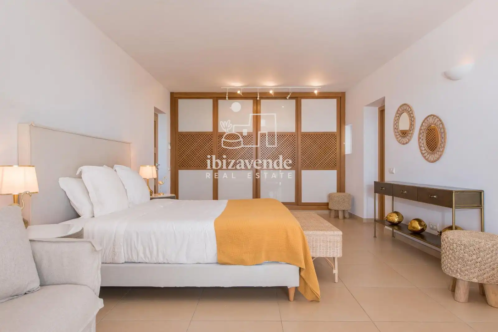 Habitación de Casa o chalet de alquiler en Santa Eulària des Riu con Aire acondicionado, Calefacción y Terraza
