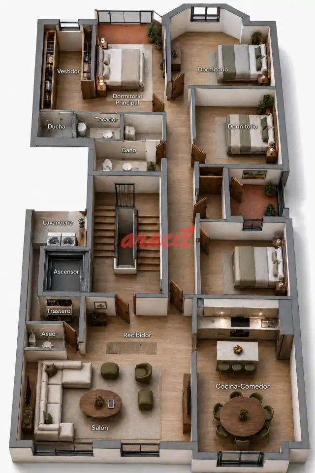 Appartement avec terrasse à vendre à Couto, imagen 2