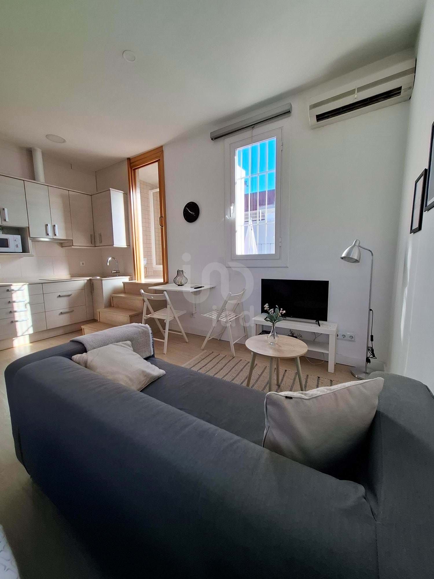 Sala d'estar de Pis en venda en  Barcelona Capital amb Aire condicionat, Calefacció i Terrassa