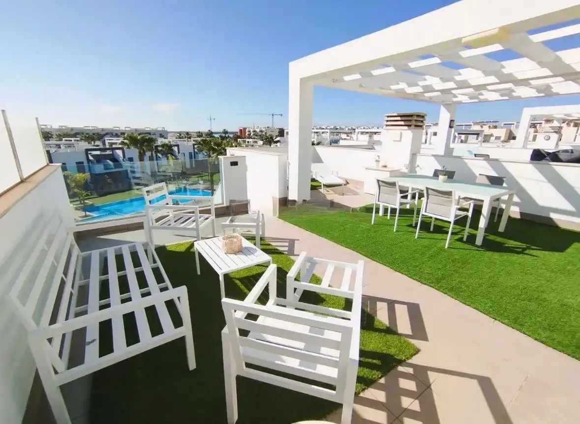 Terraza de Piso de alquiler en Guardamar del Segura con Aire acondicionado, Calefacción y Terraza