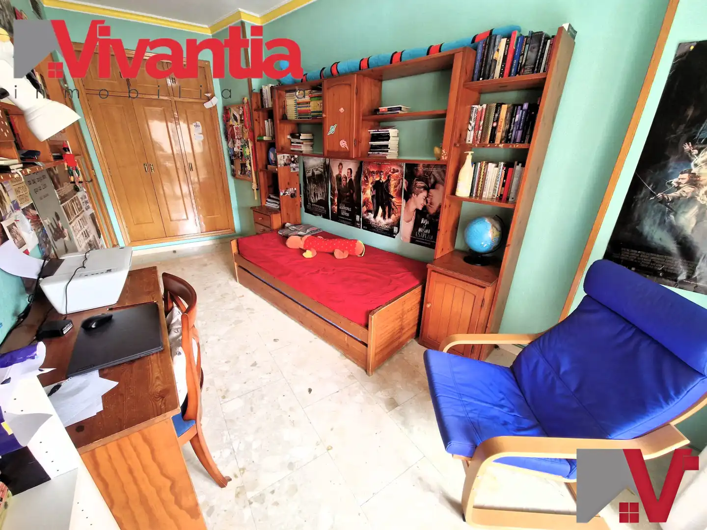 Bedroom of Flat for sale in Lorca  with Air Conditioner, Heating and Terrace
