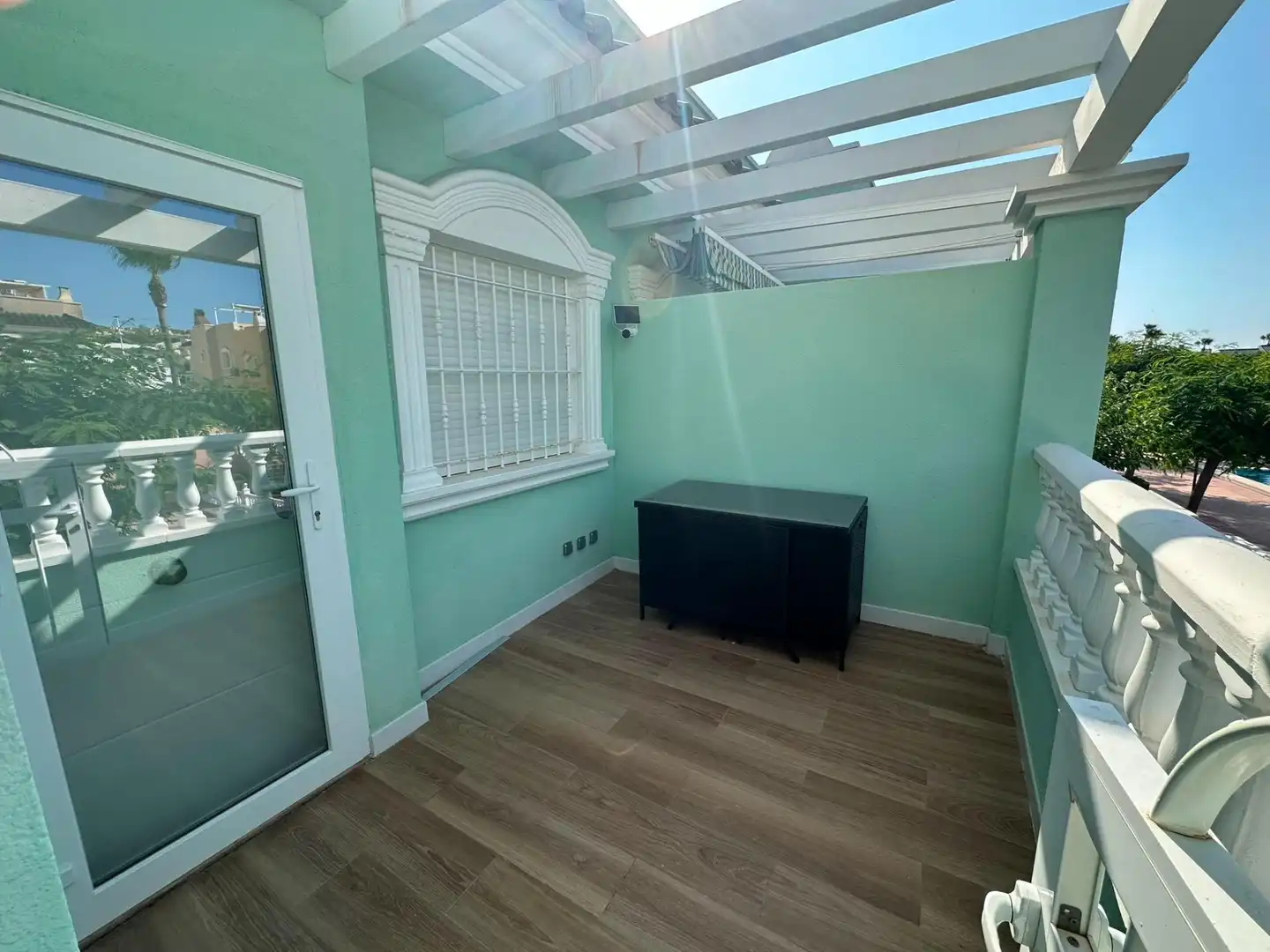 Balcony of Houses for rent in Santa Pola  with Air Conditioner, Furnished and Community pool