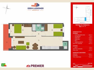 Flat for sale in Lledoner