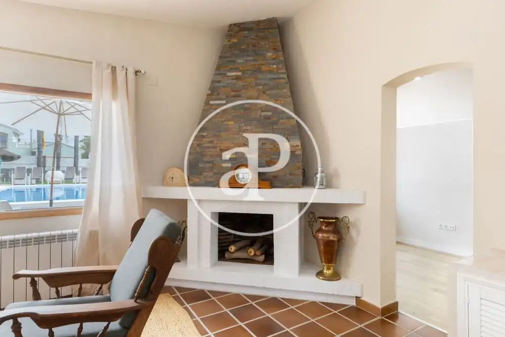 Sala de estar de Casa o chalet de alquiler en Bétera con Aire acondicionado, Calefacción y Jardín privado