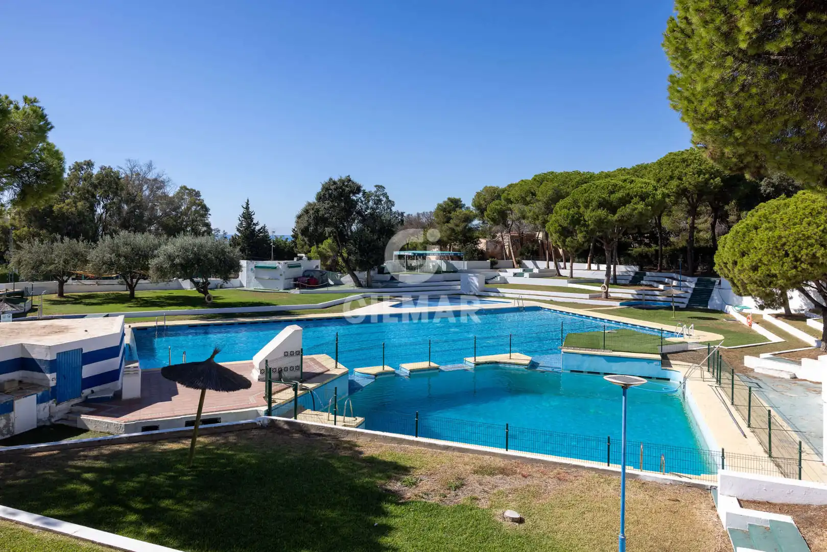 Swimming pool of Detached homes for sale in Estepona  with Private garden and Swimming Pool