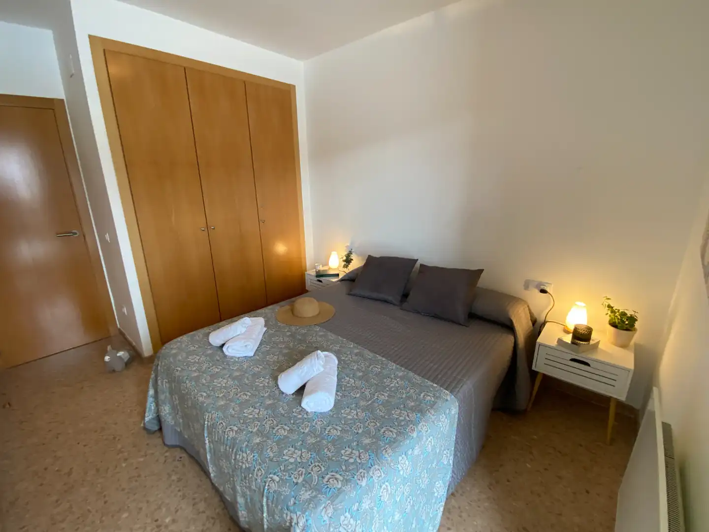 Habitación de Apartamento de alquiler en Alcalá de la Selva con Calefacción, Terraza y Amueblado