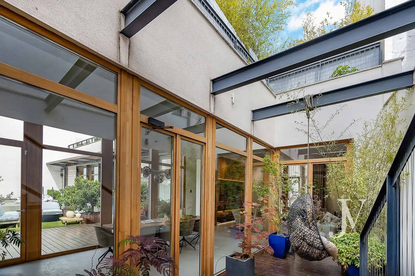 Terraza de Ático en venta en Madrid con Aire acondicionado, Calefacción y Jardín privado
