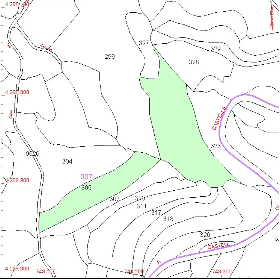 Land for sale in Castell de Castells
