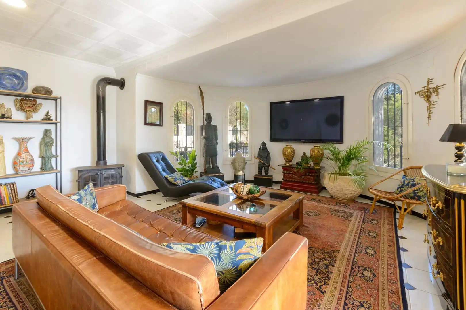 Sala de estar de Casa o chalet en venta en Gandia con Jardín privado, Terraza y Piscina