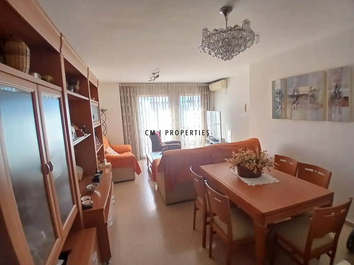 Sala de estar de Piso de alquiler en Valencia con Aire acondicionado, Calefacción y Amueblado