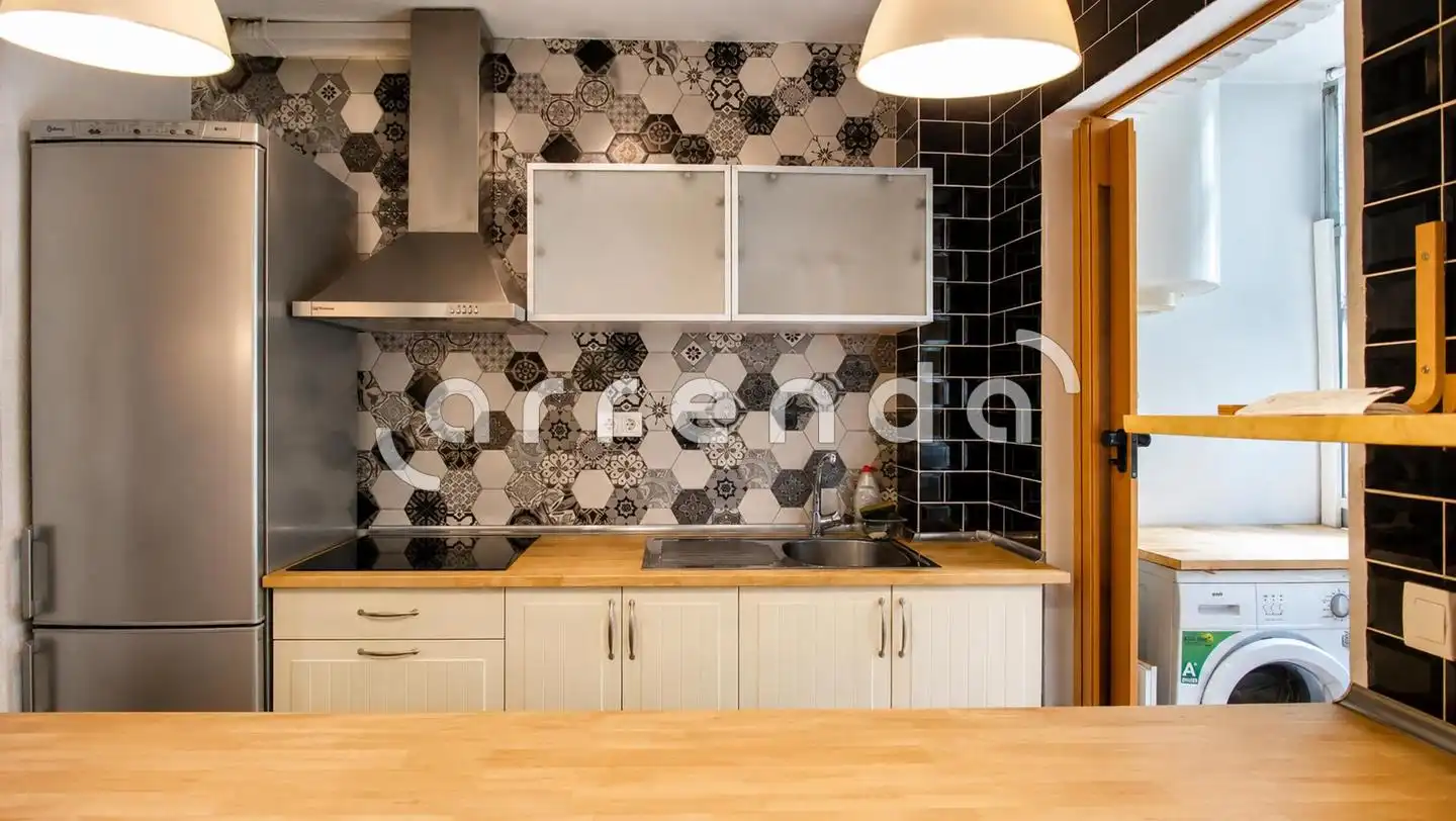 Küche von Wohnung zur Miete in Madrid mit Klimaanlage, Heizung und Möbliert