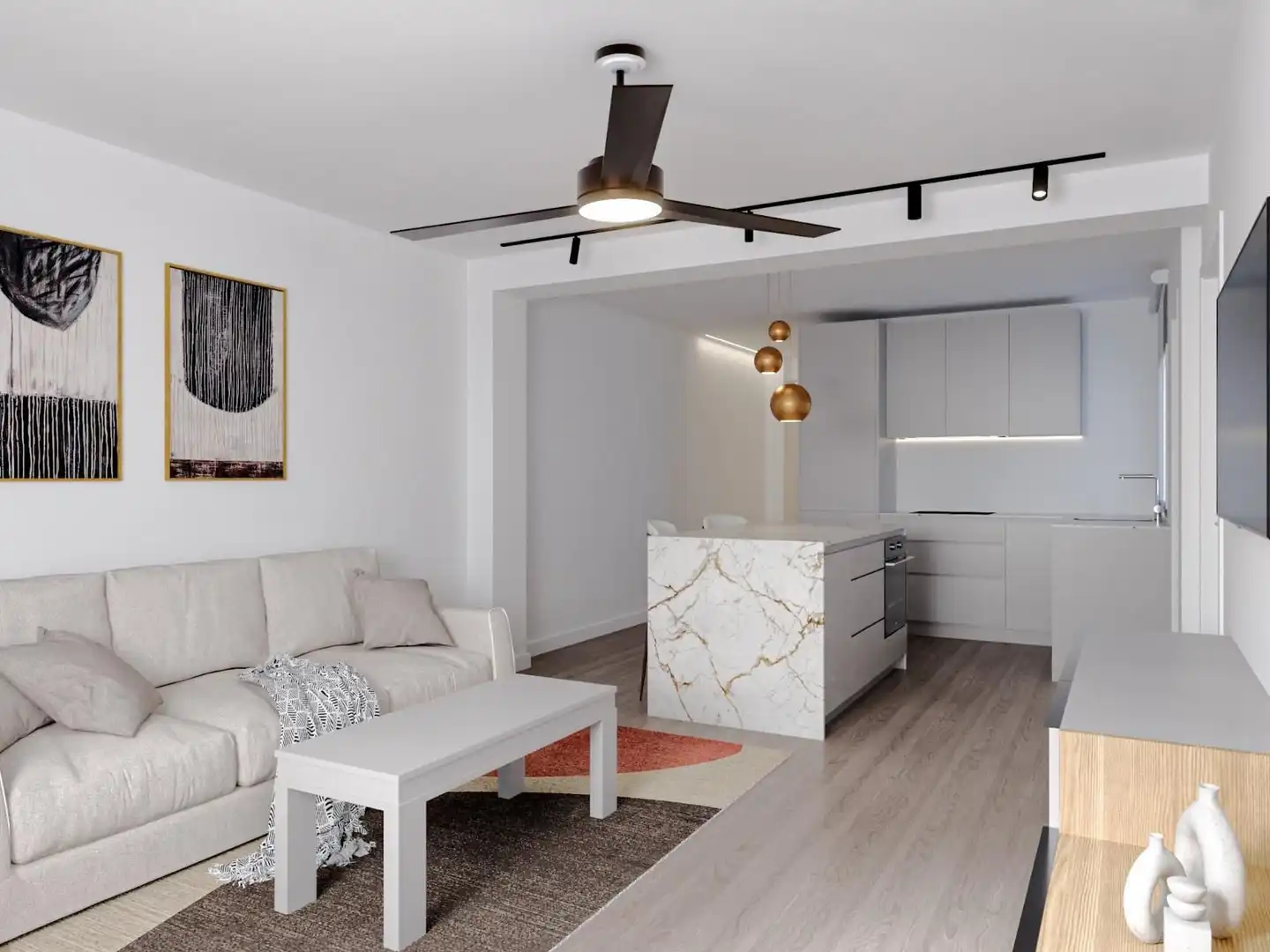 Living room of Flat for sale in Olula del Río  with Terrace and Balcony