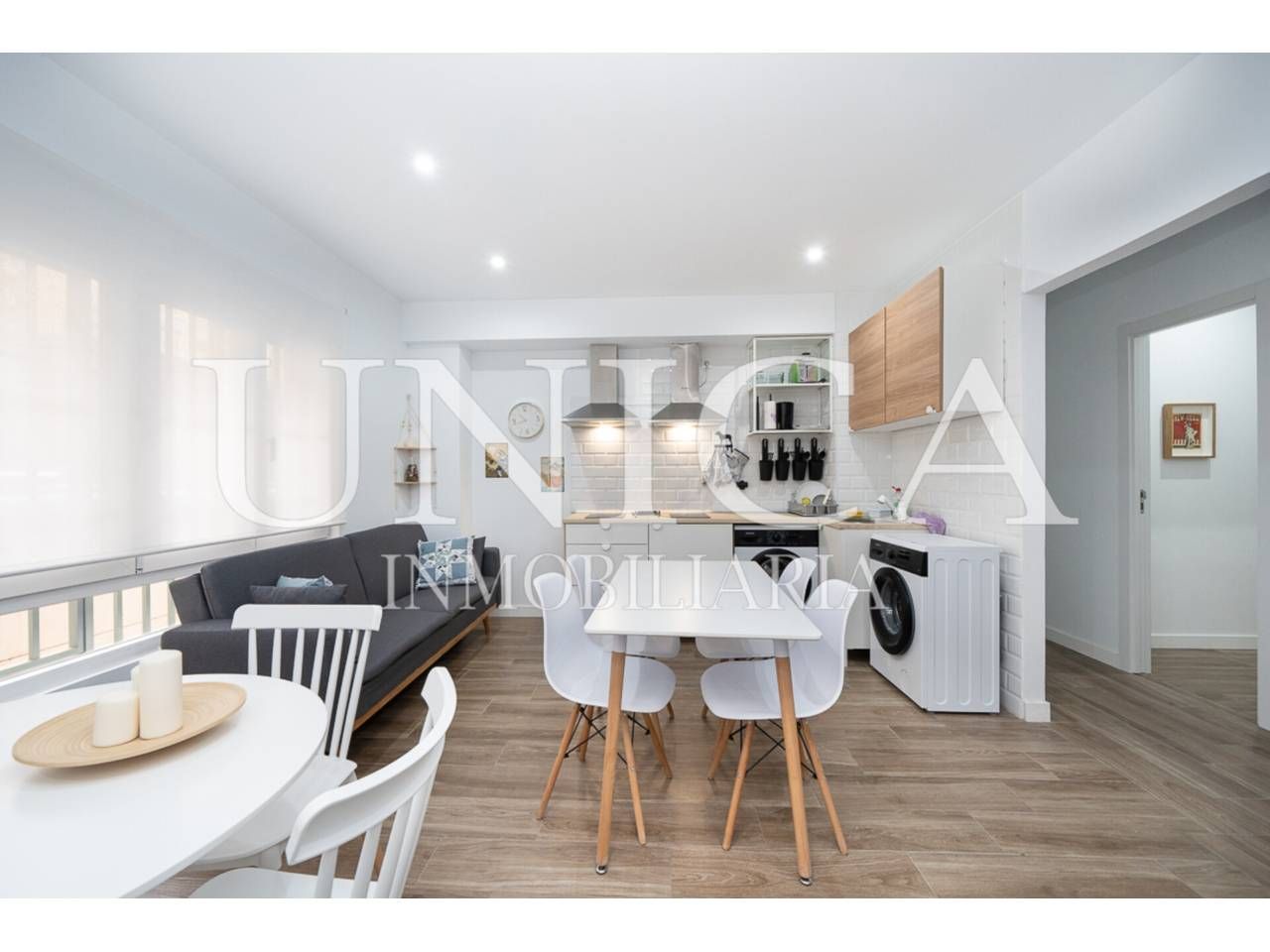 Kitchen of Flat for sale in  Madrid Capital  with Air Conditioner, Heating and Storage room