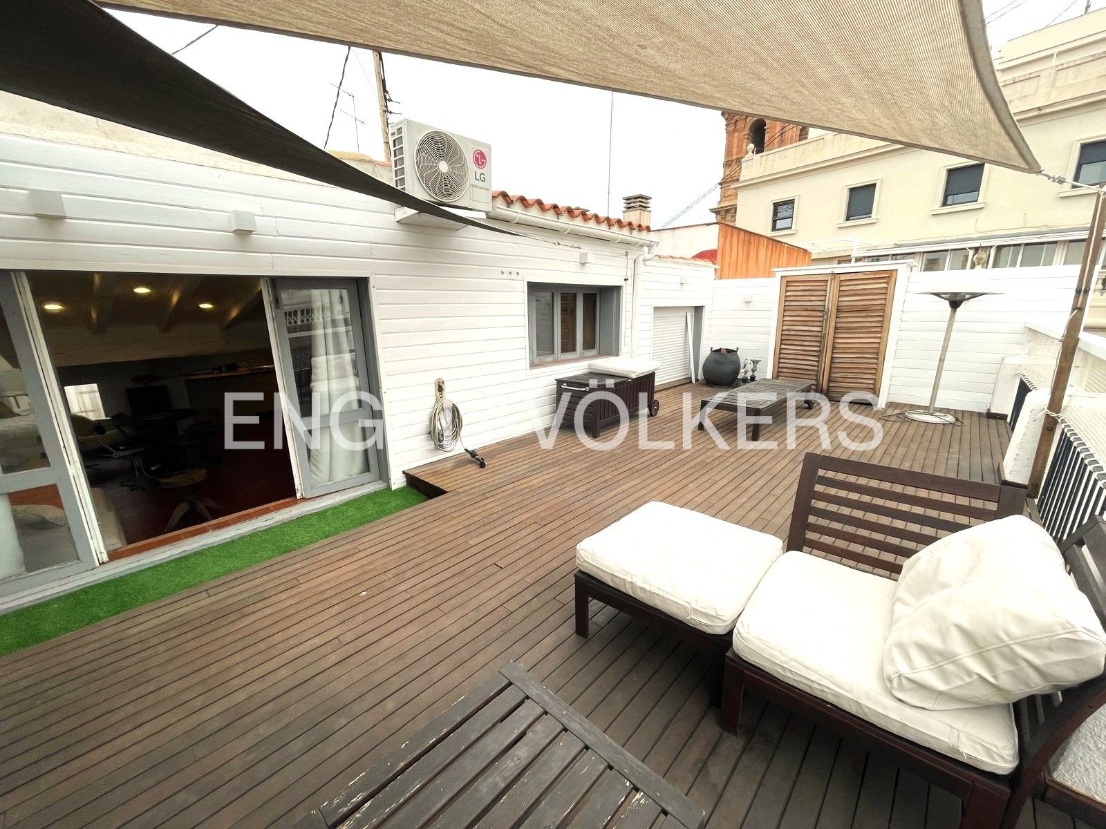 Terrassa de Pis de lloguer en  Valencia Capital amb Aire condicionat, Calefacció i Terrassa