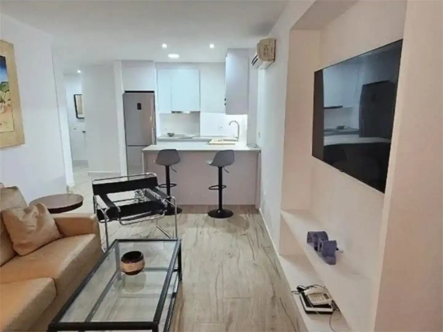 Küche von Wohnung zur Miete in Málaga Capital mit Klimaanlage