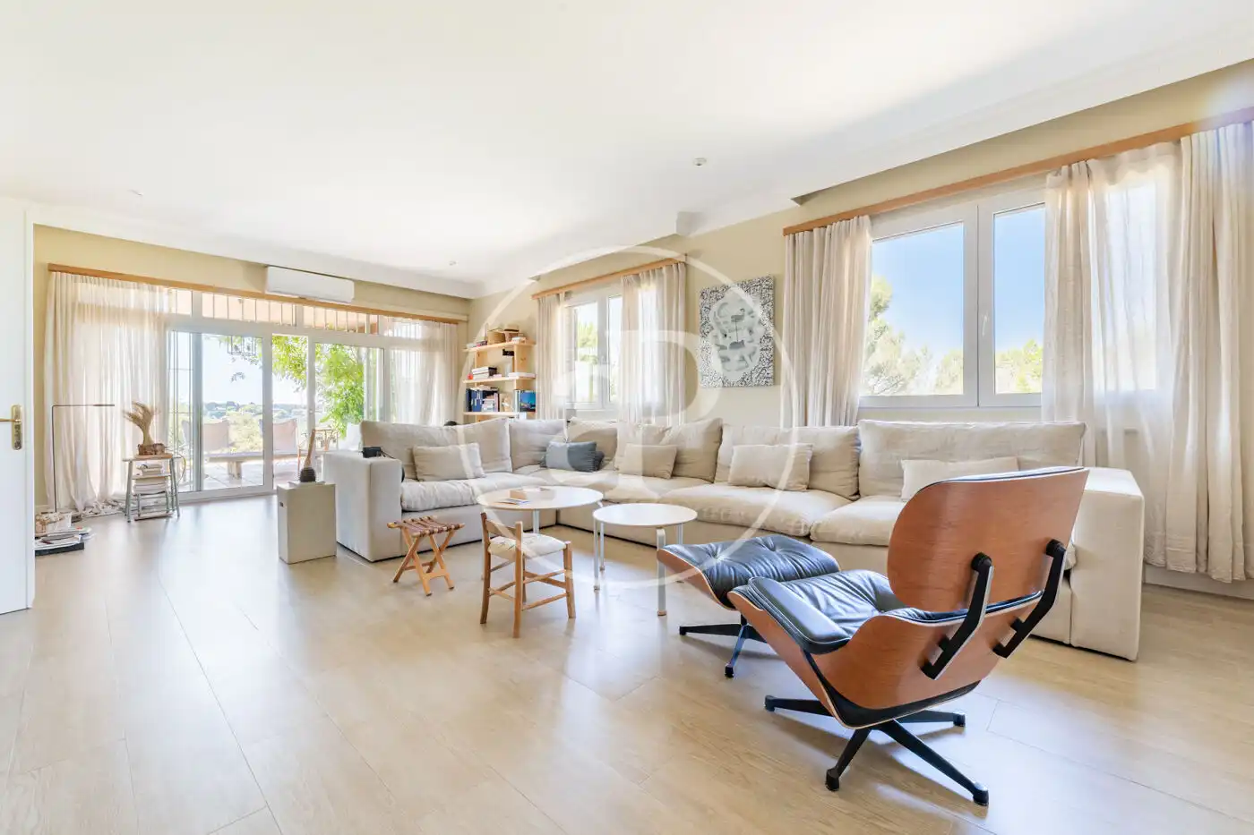 Sala de estar de Casa o chalet de alquiler en Pozuelo de Alarcón con Aire acondicionado, Calefacción y Jardín privado