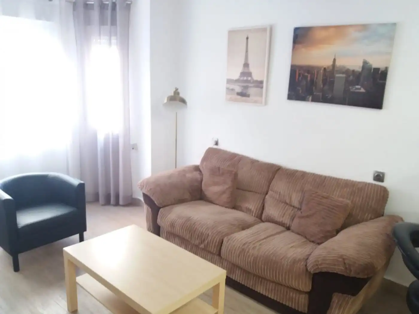 Sala de estar de Piso de alquiler en Elche / Elx con Amueblado