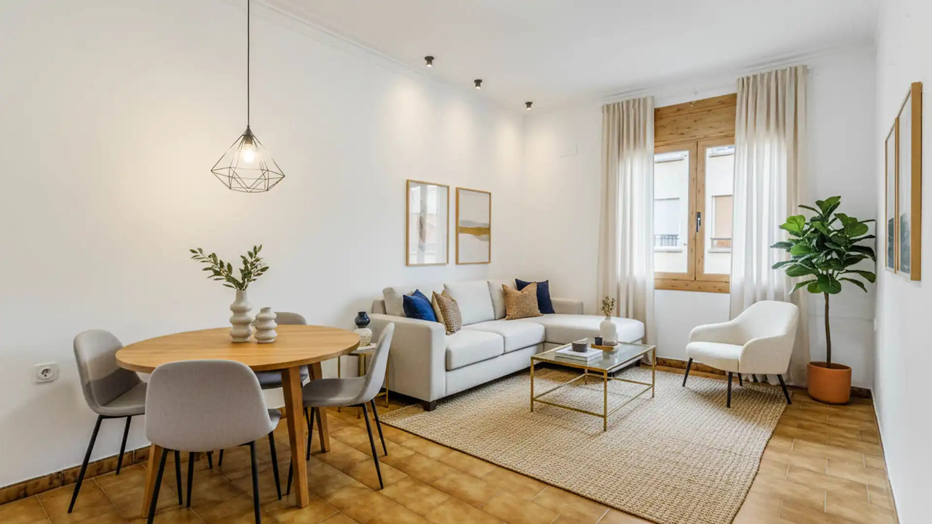 Sala de estar de Piso en venta en  Barcelona Capital