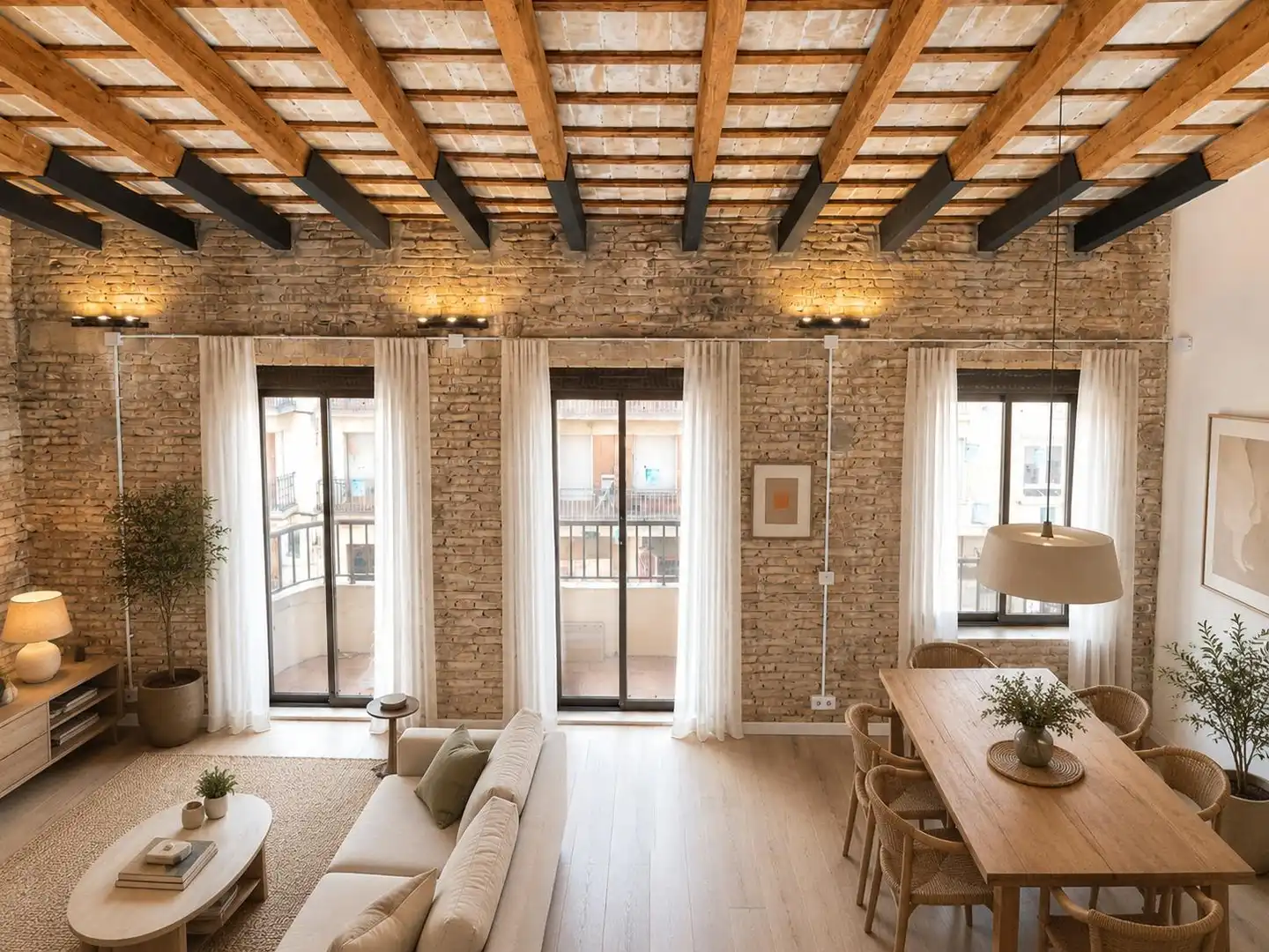 Sala de estar de Ático en venta en Valencia con Aire acondicionado, Calefacción y Parquet