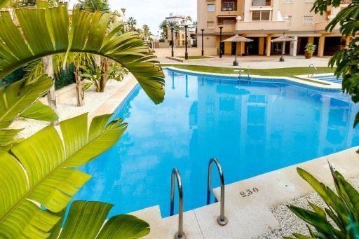 Swimming pool of Flat for sale in Torrevieja  with Air Conditioner, Terrace and Community pool