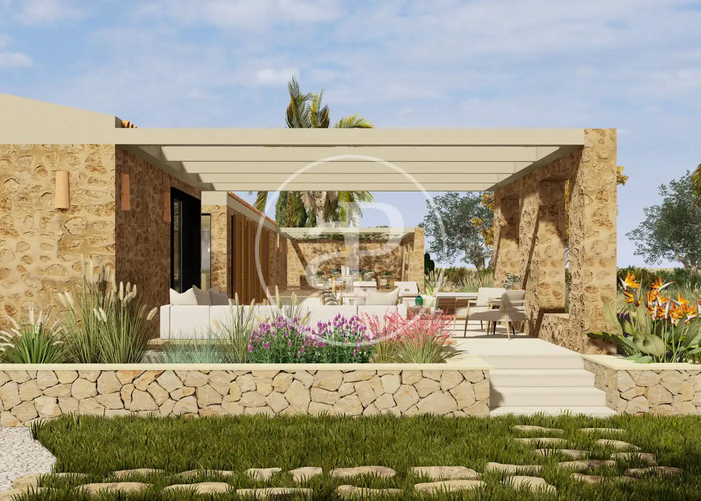 Terraza de Casa o chalet en venta en Sa Pobla con Aire acondicionado, Calefacción y Jardín privado