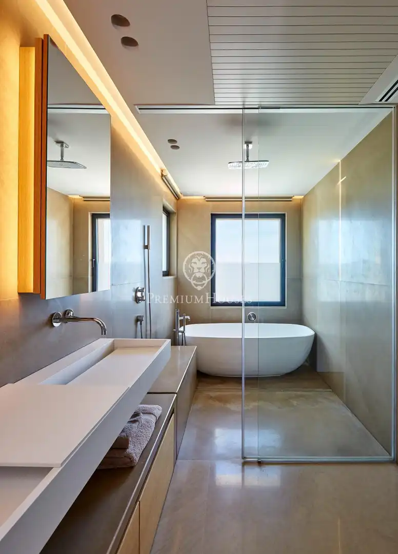 Baño de Casa o chalet de alquiler en Lloret de Mar con Calefacción, Jardín privado y Piscina