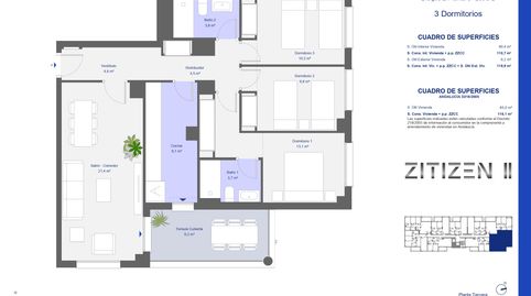 Foto 2 de Piso en venta en Parcela R. Sector Sanchez Blanca, Distrito Zeta - Recinto Ferial Cortijo de Torres, Málaga Capital