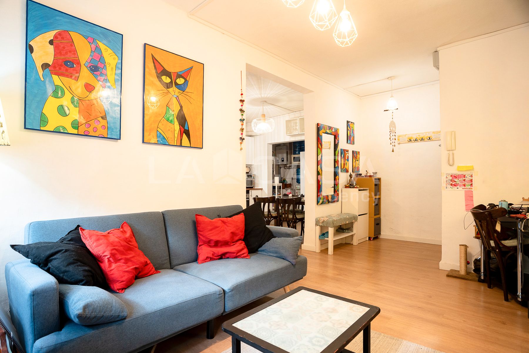 Living room of Flat for sale in  Barcelona Capital