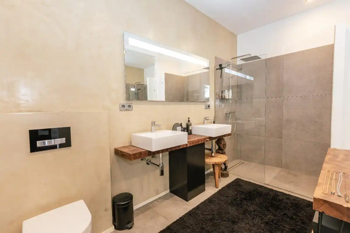 Baño de Planta baja en venta en Sant Josep de sa Talaia con Aire acondicionado, Calefacción y Jardín privado