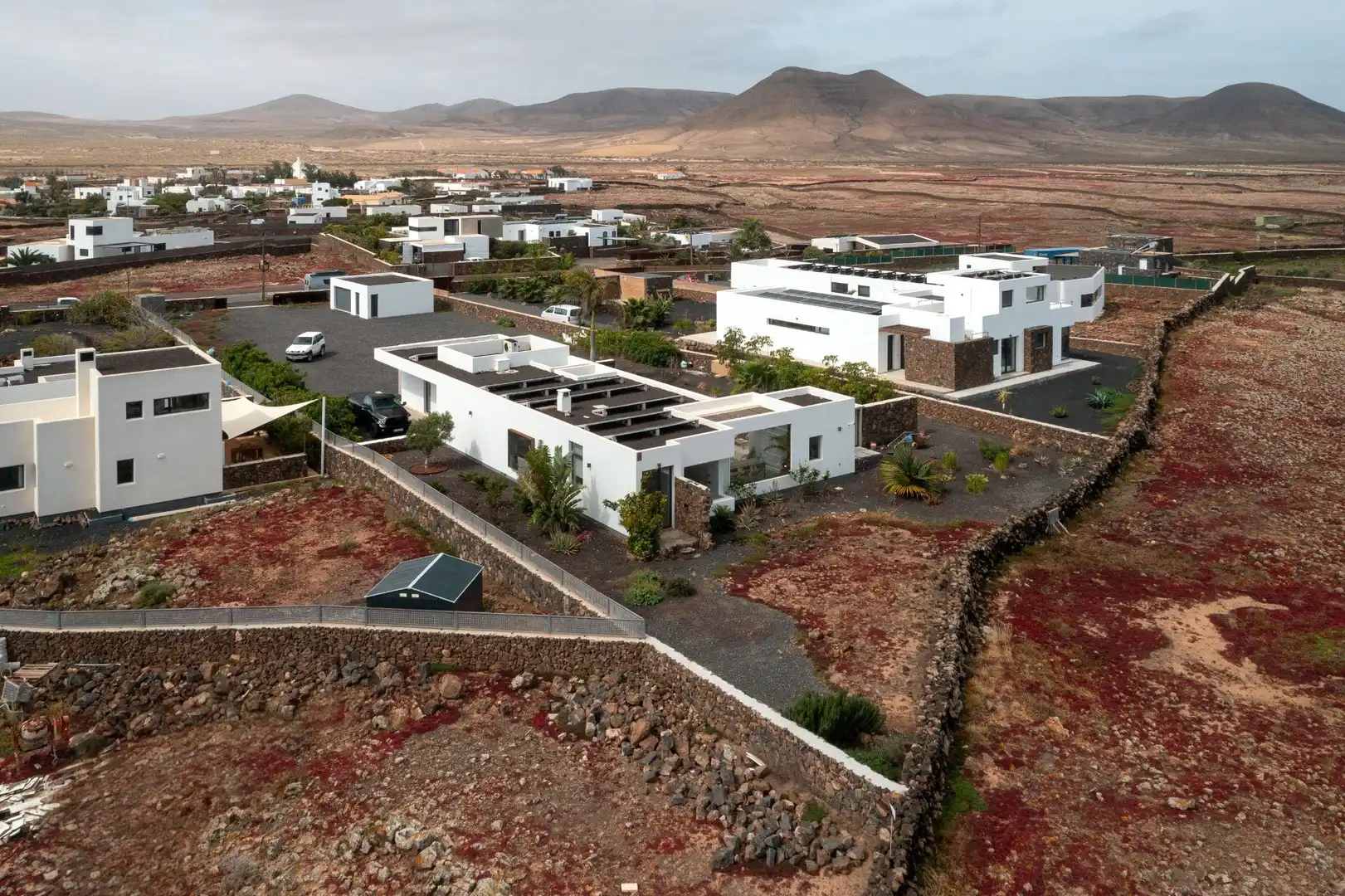 Vista exterior de Casa o chalet en venta en La Oliva con Jardín privado, Terraza y Trastero