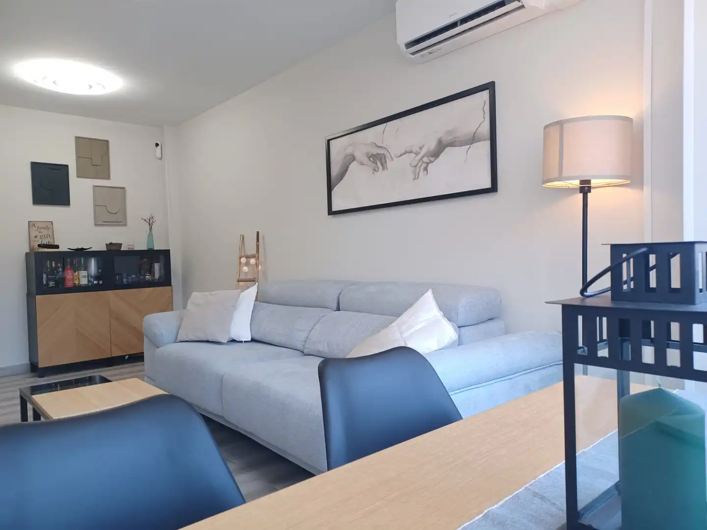 Wohnzimmer von Wohnung zum Verkauf in Madrid mit Klimaanlage, Heizung und Möbliert