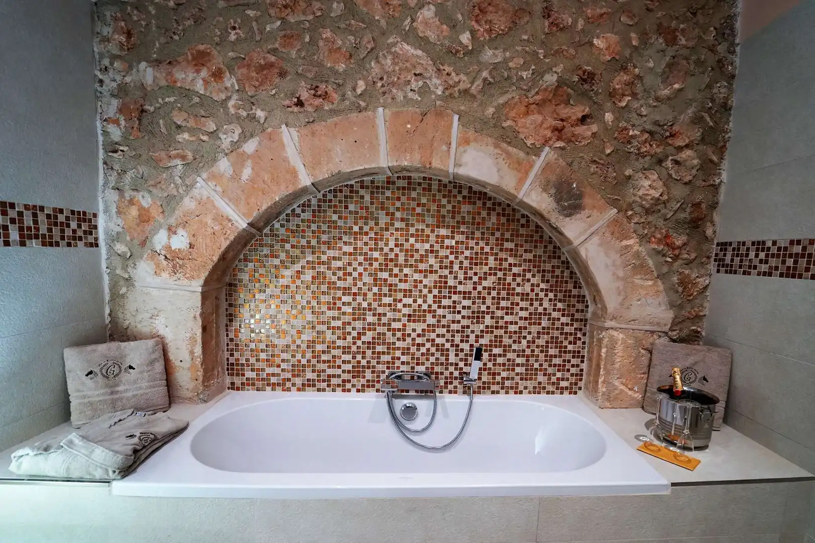 Baño de Finca rústica en venta en Llucmajor con Aire acondicionado, Calefacción y Parquet