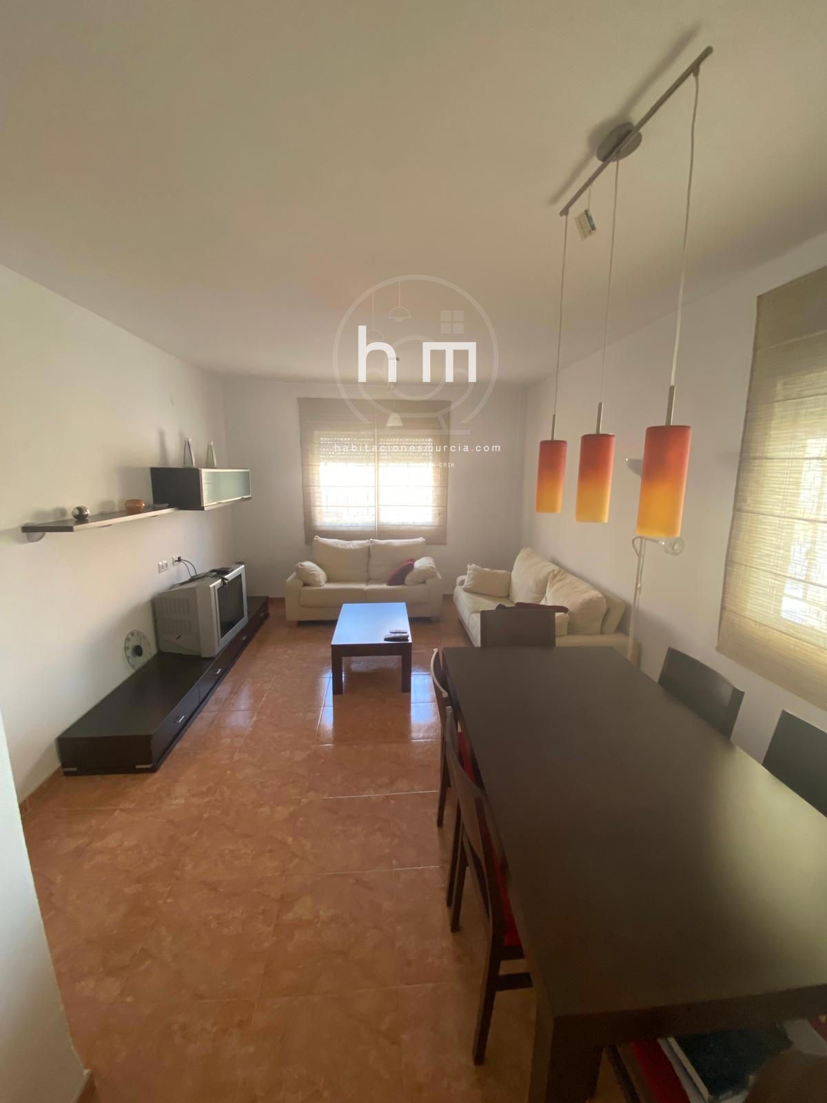 Sala de estar de Piso de alquiler en  Murcia Capital con Amueblado