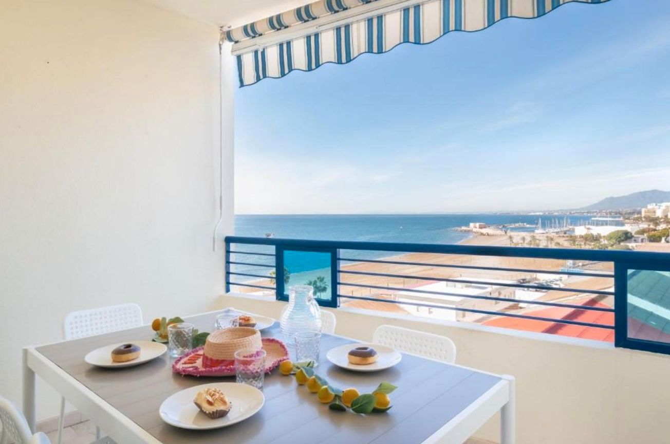 Dormitori de Apartament de lloguer en Marbella amb Aire condicionat, Calefacció i Parquet