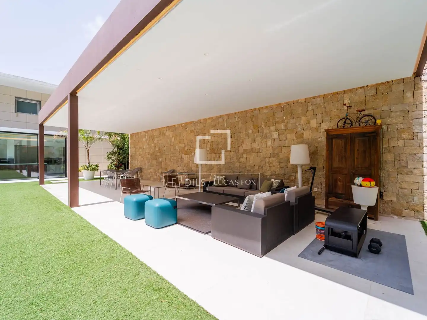 Terraza de Casa o chalet en venta en Godella con Aire acondicionado, Calefacción y Jardín privado