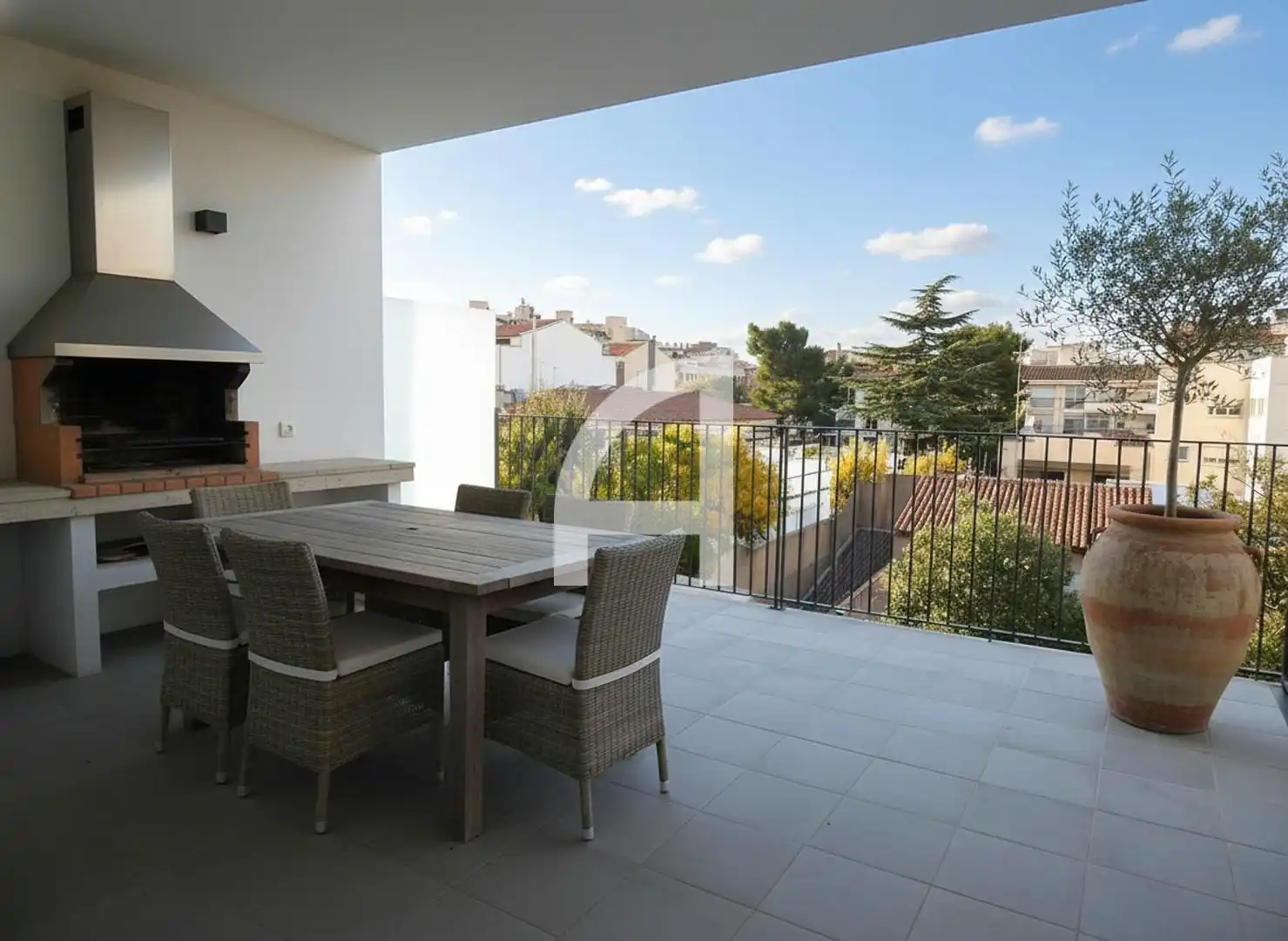Terrace of Duplexes for sale in Terrassa  with Air Conditioner, Heating and Parquet flooring