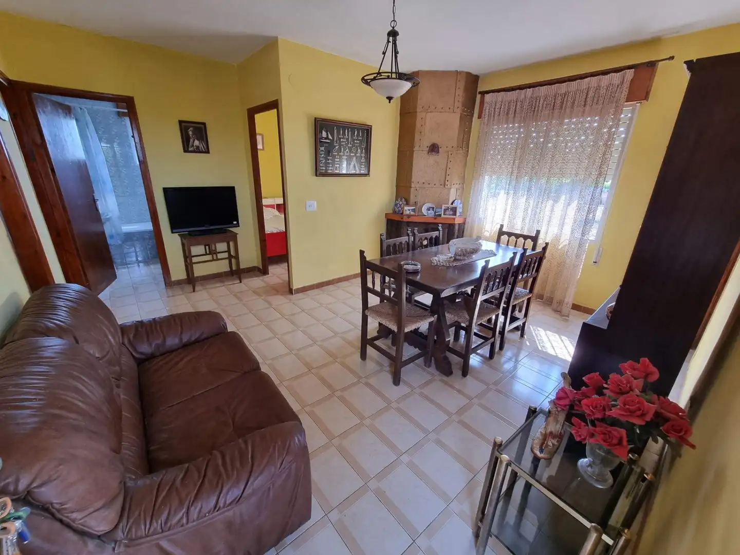 Sala de estar de Finca rústica en venta en Vinaròs con Piscina y Amueblado