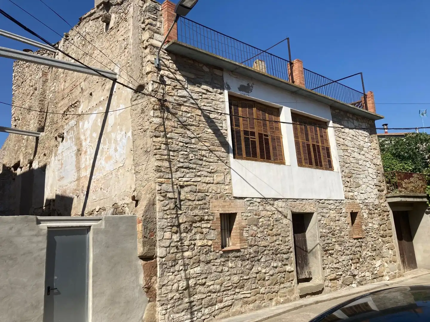 Vista exterior de Casa o chalet en venta en Bellcaire d'Urgell con Jardín privado